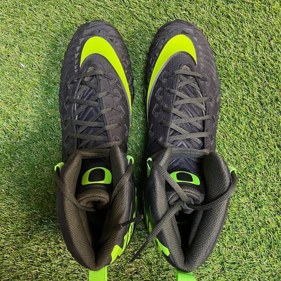 Nike Force Savage Pro Mid Oregon Ducks PE Promo Sample Cleats Mens 14 AQ9099-033 main image 6